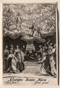 La Vida de la Virgen: La Asunción de la Virgen de Jacques Callot