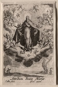La Vida de la Virgen: Los Atributos de la Virgen de Jacques Callot