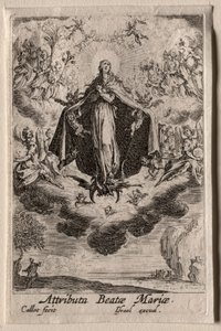 La vida de la Virgen: Los atributos de la Virgen de Jacques Callot