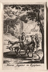 La Vida de la Virgen: La Huida a Egipto de Jacques Callot