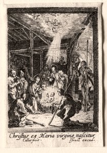 La vida de la Virgen: La Natividad de Jacques Callot