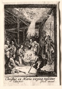La vida de la Virgen: La Natividad de Jacques Callot