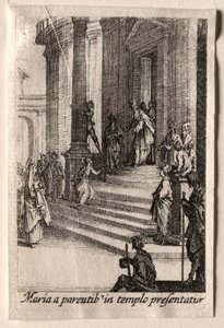 La Vida de la Virgen: La Presentación de la Virgen en el Templo de Jacques Callot