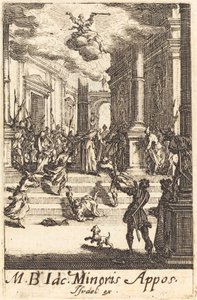 El martirio de San Santiago Menor, c. 1634-1635 de Jacques Callot