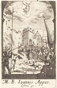 El Martirio de San Juan Evangelista, c. 1634-1635 de Jacques Callot