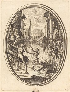 El martirio de San Lorenzo de Jacques Callot