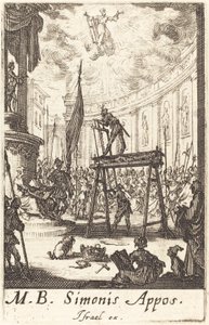El martirio de San Simón de Jacques Callot