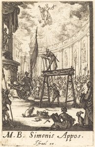 El Martirio de San Simón de Jacques Callot