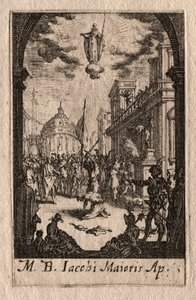 El martirio de los apóstoles: Santiago el Mayor de Jacques Callot