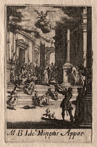 El Martirio de los Apóstoles: San Santiago el Menor de Jacques Callot