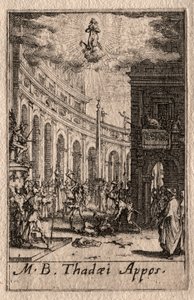 El Martirio de los Apóstoles: San Tadeo de Jacques Callot