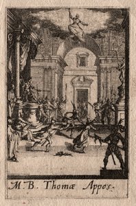 El Martirio de los Apóstoles: San Tomás de Jacques Callot