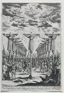 Los mártires de Japón, 1600s de Jacques Callot