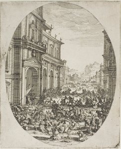 La masacre de los inocentes (segunda placa) de Jacques Callot