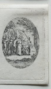 Los Misterios de la Pasión: Cristo Capturado de Jacques Callot
