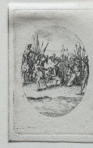 Los Misterios de la Pasión: La Carga de la Cruz de Jacques Callot
