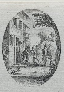 Los Misterios de la Pasión: La Visitación de Jacques Callot