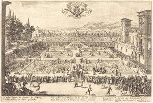 Los Jardines del Palacio en Nancy de Jacques Callot