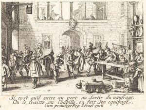 Los padres otorgan regalos, 1635 de Jacques Callot