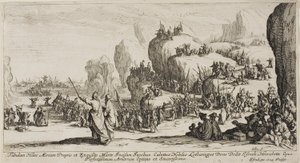 El paso del Mar Rojo de Jacques Callot