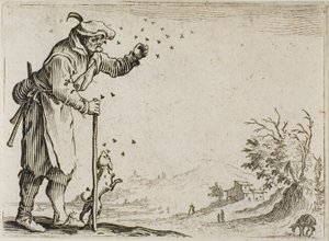 El campesino atacado por abejas, de Los Caprichos