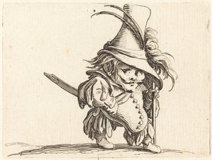 El hombre barrigón con el sombrero alto de Jacques Callot
