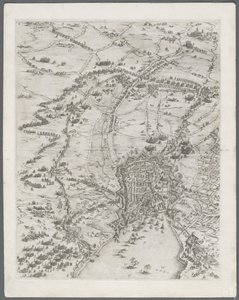 El asedio de La Rochelle: Placa 6, 1628-1630 de Jacques Callot