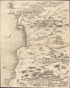 El Asedio de La Rochelle [lámina 5 de 16; conjunto comprende 1952.8.97-112]