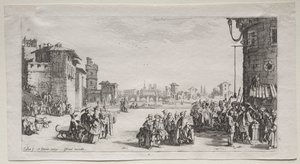 El mercado de esclavos de Jacques Callot