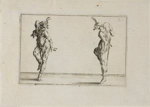 Los dos calzones se miran, de Los Caprichos de Jacques Callot