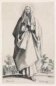 La Virgen María de Les Grands Apôtres, 1631 de Jacques Callot
