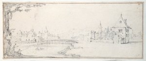 El puente de Gaucheu en Epinal de Jacques Callot