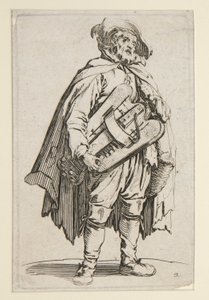 El zanfonista, de Los mendigos (Le Joueur de Vielle) de Jacques Callot