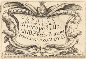 Página de título para "Los Caprichos"