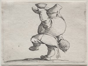 Varie figure gobbi di Iacopo Callot (Drinker Seen From Behind) de Jacques Callot