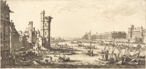 Vista del Louvre de Jacques Callot