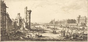 Vista del Louvre de Jacques Callot