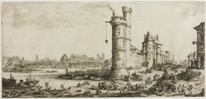 Vista del Pont Neuf de Jacques Callot