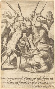 Martino de Jacques Callot after Antonio Tempesta