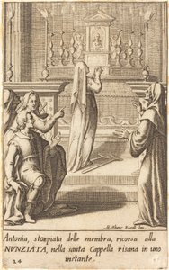 Antonia de Jacques Callot after Matteo Rosselli