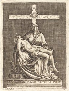 Piedad de Jacques Callot after Michelangelo