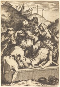 El entierro de Jacques Callot after Ventura Salimbeni