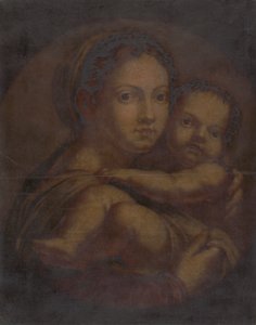 Virgen con el Niño de Jacques Christophe Le Blon