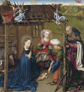La Natividad, ca 1435 de Jacques Daret
