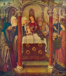 La presentación de Cristo en el templo, siglo XV de Jacques Daret