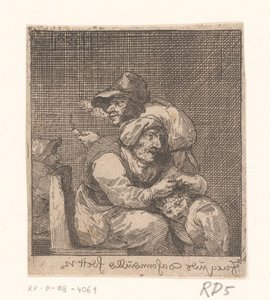 Despiojar a un niño por una anciana de Jacques Dassonville (attributed to)