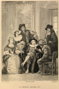 Le medecin malgre lui de Moliere de Jacques Edmond Leman