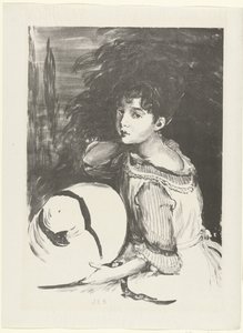 Retrato de Wanda Zielinska bekend como Pouponne Niña (bebé) El juicio (título de la serie) de Jacques Emile Blanche