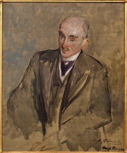 Estudio para el retrato de Henri Bergson (1859-1941) de Jacques Emile Blanche