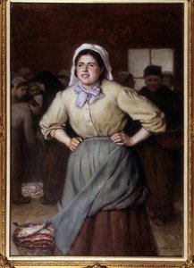 La cancalaise - Pintura de Jacques Eugene Feyen (1815-1908) de Jacques Eugene Feyen